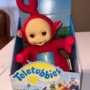 EUC 1998 Talking Teletubbies In the original box!! Works with video to support!!